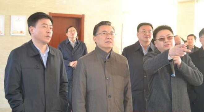 Yan cheng Party Committee Secretary Zhu Kejiang and his party visited Hengli Machine Tool to guide their work