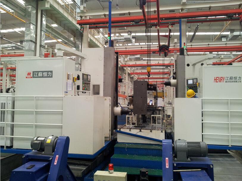 Dedicated double column boring and milling center